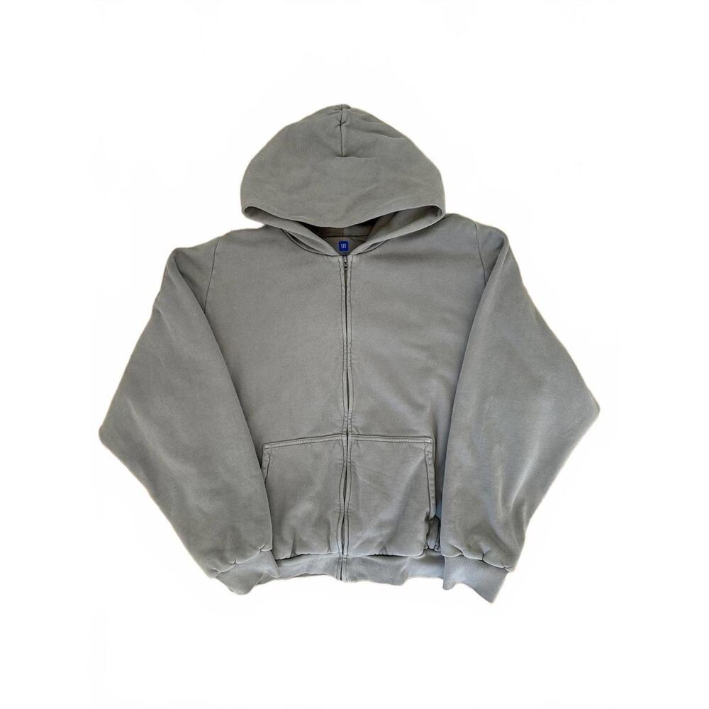 Unreleased Yeezy Gap Double Layer Zip-Up Light Grey Size XL